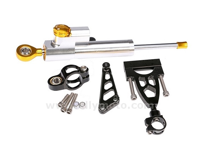 113 Cnc Steering Damper Honda Cb400 Vtec 1999-2012 W- Bracket Kits@3